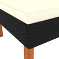 Miniatyrbillede 6 af 7: vidaXL hjørnedele til sofa 2 stk. polyrattan og massivt eukalyptustræ