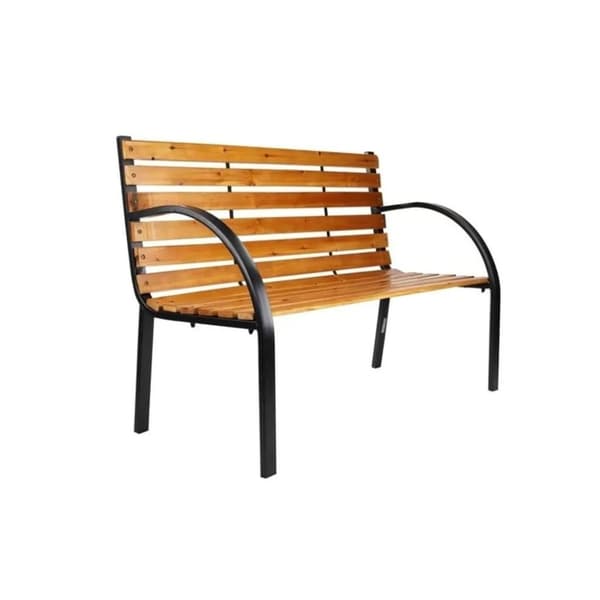 HI Parkbenk brun 122x60x81 cm