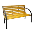 Miniatyrbilde 1 av 7: HI Parkbenk brun 122x60x81 cm