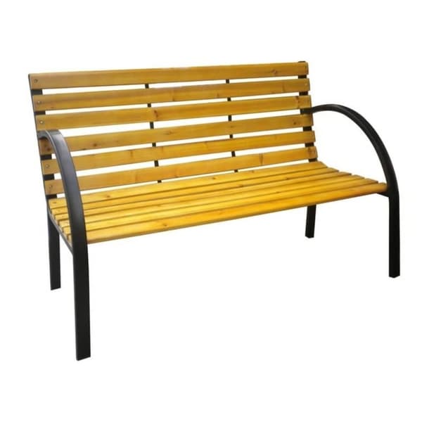 HI Parkbenk brun 122x60x81 cm