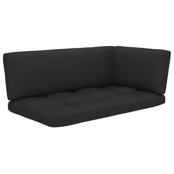 vidaXL Hörnsektion till pallsoffa impregnerad furu