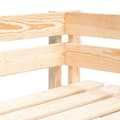 Miniatyrbillede 4 af 7: vidaXL hjørnemodul til pallesofa imprægneret fyrretræ