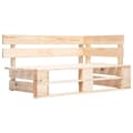 Miniatyrbillede 2 af 7: vidaXL hjørnemodul til pallesofa imprægneret fyrretræ