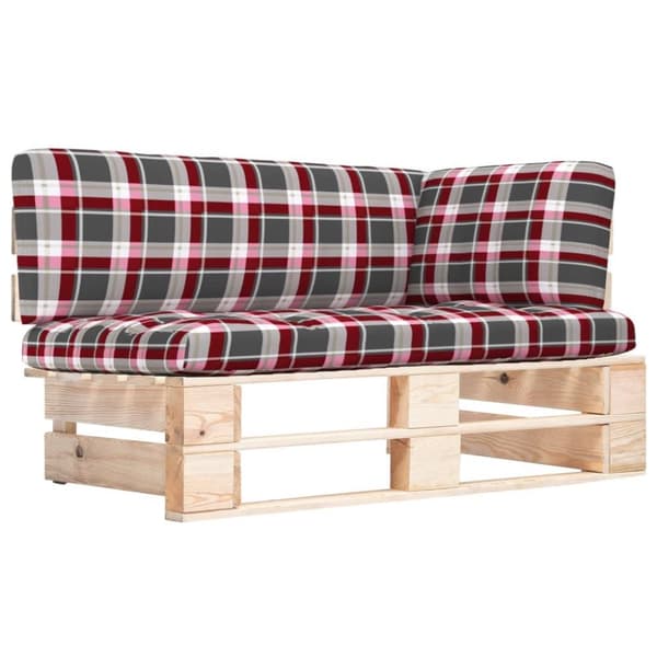 vidaXL hjørnemodul til pallesofa imprægneret fyrretræ