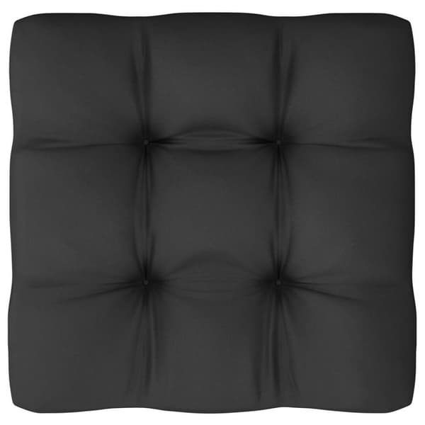 vidaXL 2-personers havesofa med hynder massivt fyrretræ