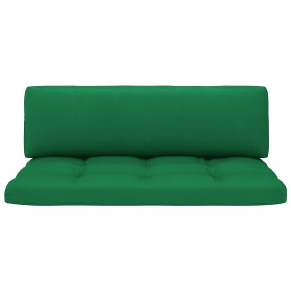 vidaXL Mittensektion till pallsoffa grå impregnerad furu
