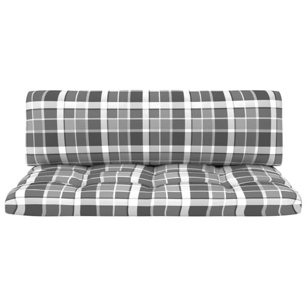 vidaXL Mittensektion till pallsoffa vit impregnerad furu
