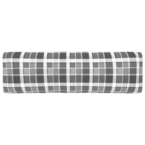 vidaXL Mittensektion till pallsoffa vit impregnerad furu