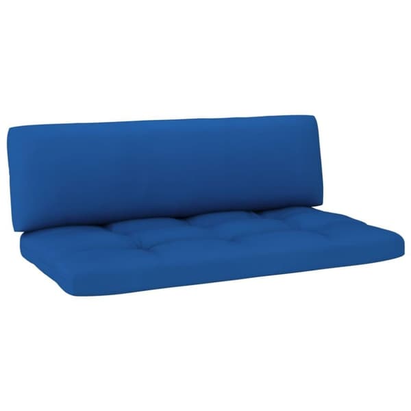 vidaXL Mittensektion till pallsoffa vit impregnerad furu