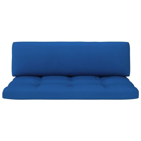 vidaXL Mittensektion till pallsoffa vit impregnerad furu