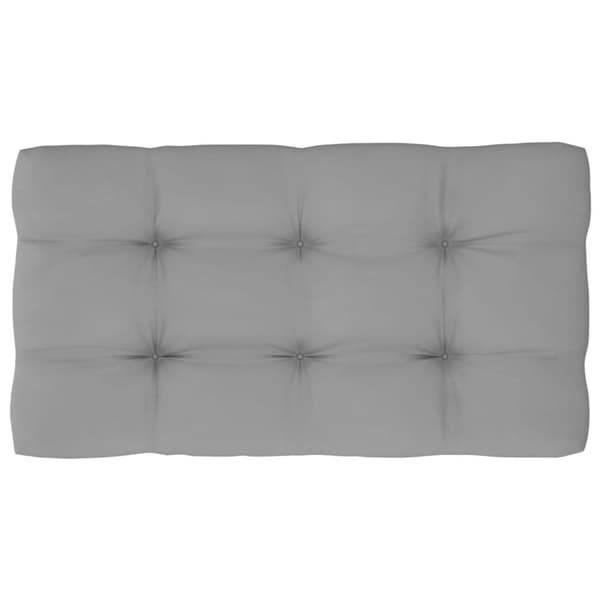 vidaXL Mittensektion till pallsoffa vit impregnerad furu