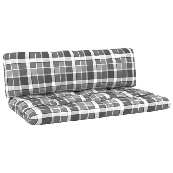 vidaXL Mittensektion till pallsoffa svart impregnerad furu