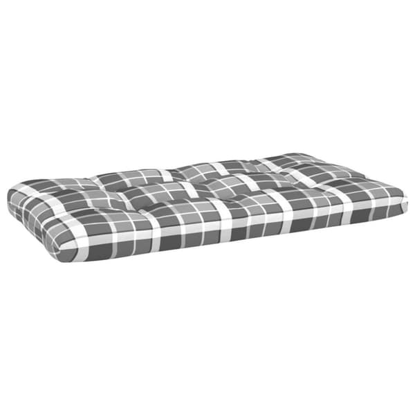 vidaXL Mittensektion till pallsoffa svart impregnerad furu