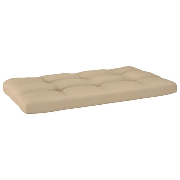vidaXL Mittensektion till pallsoffa vit impregnerad furu