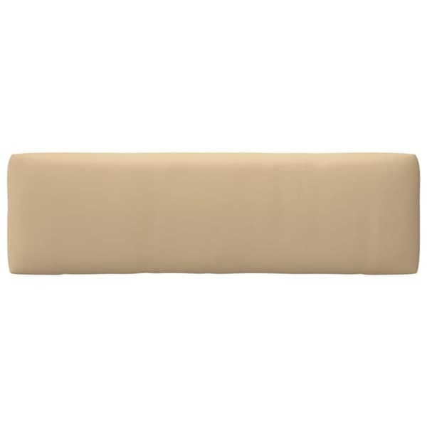vidaXL Mittensektion till pallsoffa vit impregnerad furu