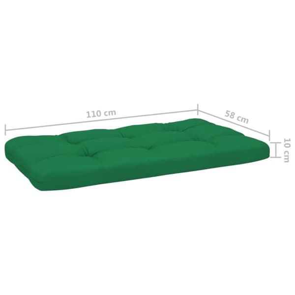 vidaXL Mittensektion till pallsoffa honungsbrun impregnerad furu