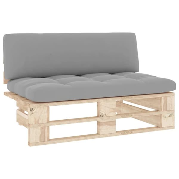 vidaXL Mittensektion till pallsoffa impregnerad furu