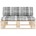 Miniatyrbillede 3 af 8: vidaXL midtermodul til pallesofa imprægneret fyrretræ