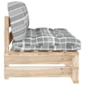 Miniatyrbillede 4 af 8: vidaXL midtermodul til pallesofa imprægneret fyrretræ