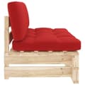 Miniatyrbillede 4 af 8: vidaXL midterdel til pallesofa imprægneret fyrretræ
