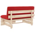 Miniatyrbillede 5 af 8: vidaXL midterdel til pallesofa imprægneret fyrretræ