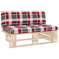 Miniatyrbillede 1 af 8: vidaXL midtermodul til pallesofa imprægneret fyrretræ
