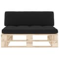 Miniatyrbillede 3 af 8: vidaXL midtermodul til pallesofa imprægneret fyrretræ