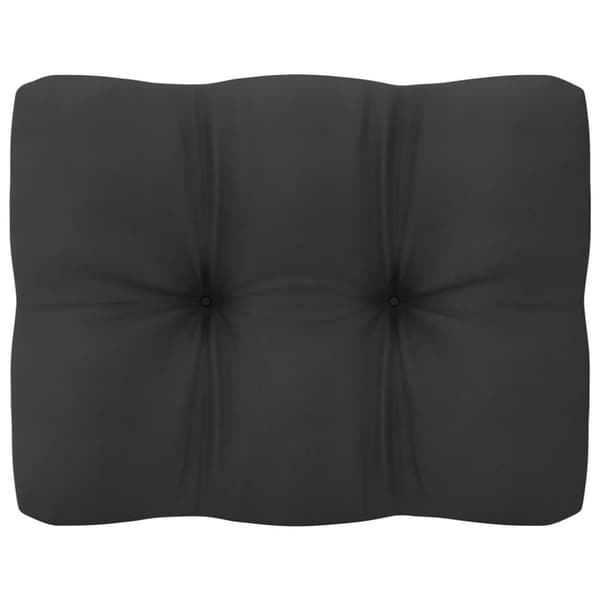 vidaXL 2-personers havesofa med hynder massivt fyrretræ