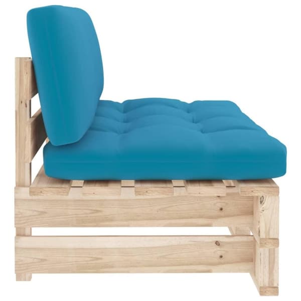 vidaXL midtermodul til pallesofa imprægneret fyrretræ