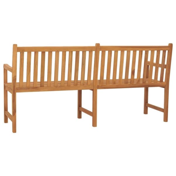 vidaXL Trädgårdsbänk 180 cm massiv teak