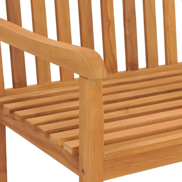 vidaXL Trädgårdsbänk 180 cm massiv teak
