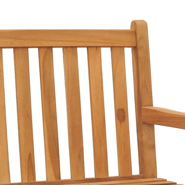vidaXL Trädgårdsbänk 180 cm massiv teak