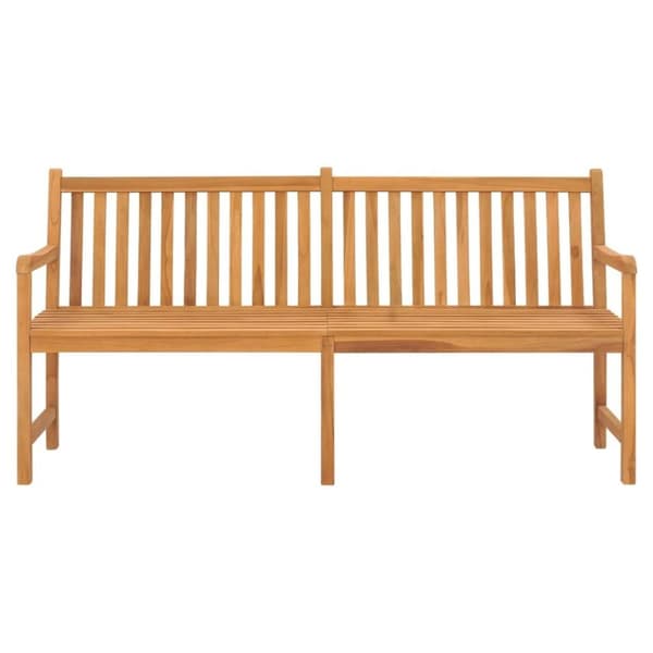 vidaXL Trädgårdsbänk 180 cm massiv teak