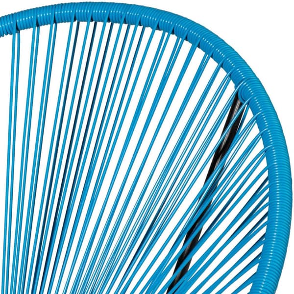 2 Havestole Santana med bord - blå