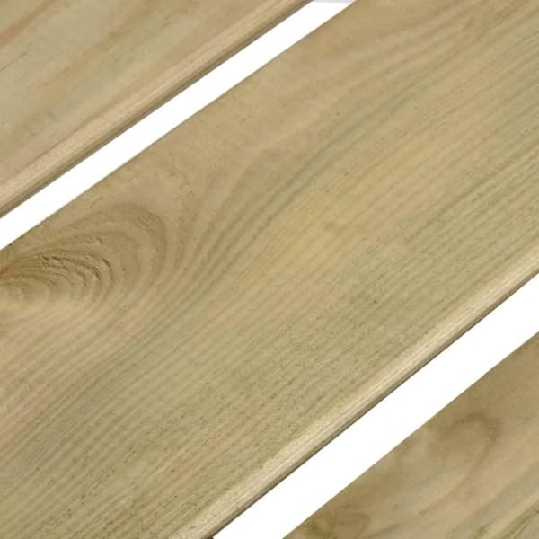 vidaXL Hagebenk 172 cm impregnert furu