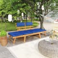 Pikkukuva 10 / 10: vidaXL Puutarhapenkki tyynyillä 2-in-1 190 cm täysi akasiapuu