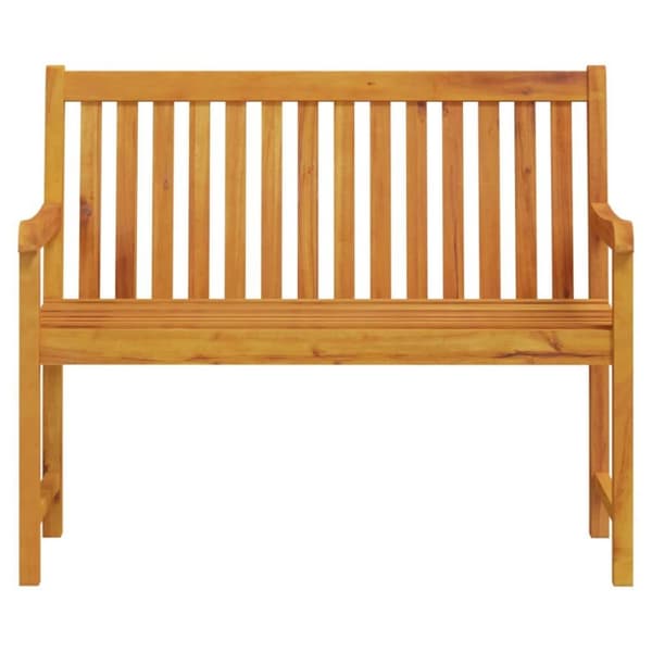 vidaXL Hagebenk 110 cm heltre akasie