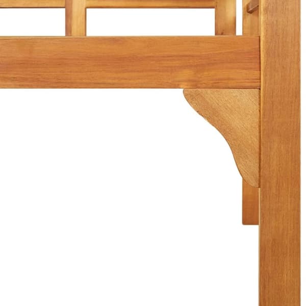 vidaXL Hagebenk 125 cm heltre akasie