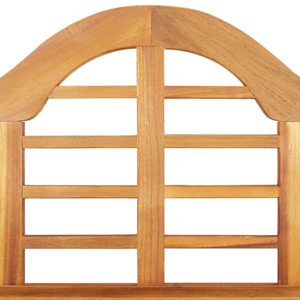 vidaXL Hagebenk 125 cm heltre akasie
