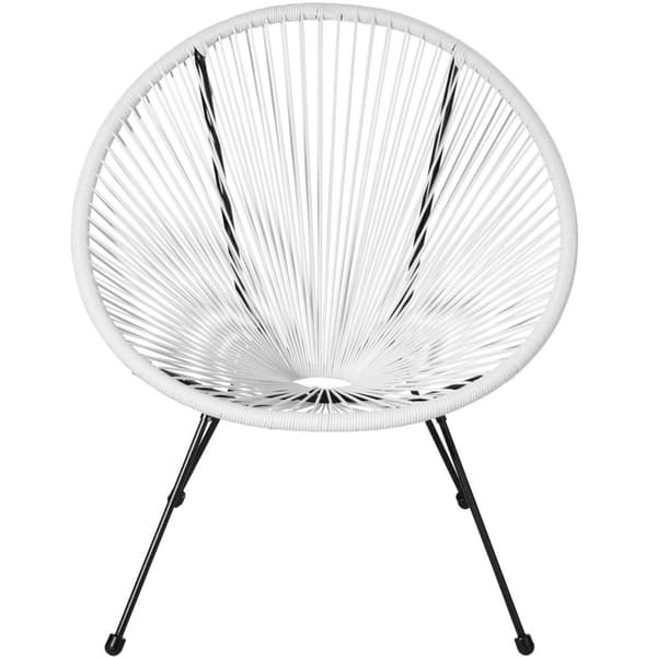 2 Havestole Santana med bord - hvid