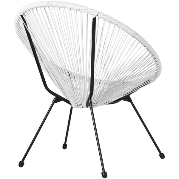 2 Havestole Santana med bord - hvid