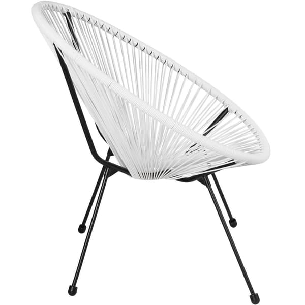 2 Havestole Santana med bord - hvid