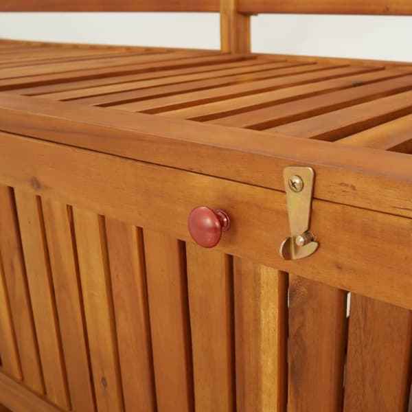 vidaXL Oppbevaringsbenk 148 cm heltre akasie
