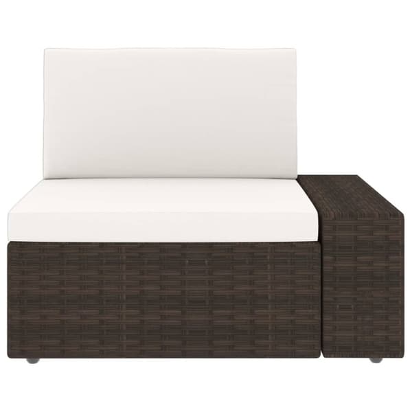 Modulsoffa 2-sits konstrotting brun