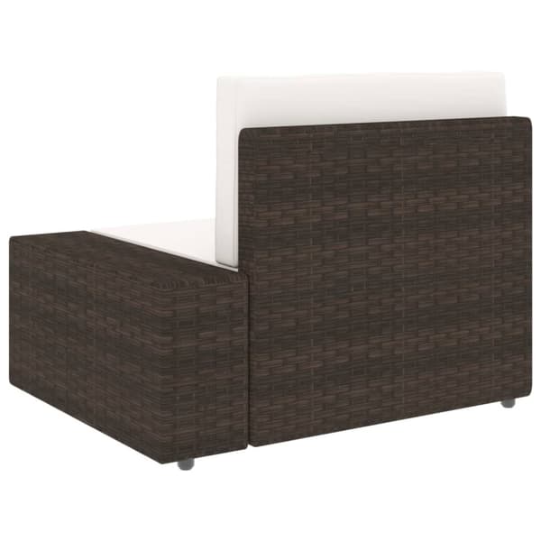 Modulsoffa 2-sits konstrotting brun