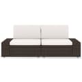 Miniatyrbild 2 av 10: Modulsoffa 2-sits konstrotting brun