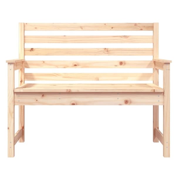 havebænk 109x48x91,5 cm massivt fyrretræ