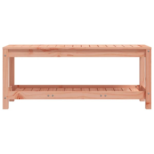 havebænk 108x35x45 cm massivt douglasgran