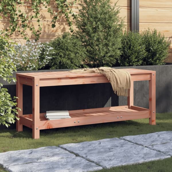 havebænk 108x35x45 cm massivt douglasgran