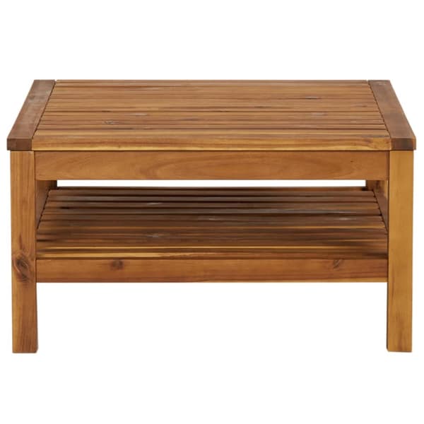 sofabord 65x65x35 cm massivt akacietræ